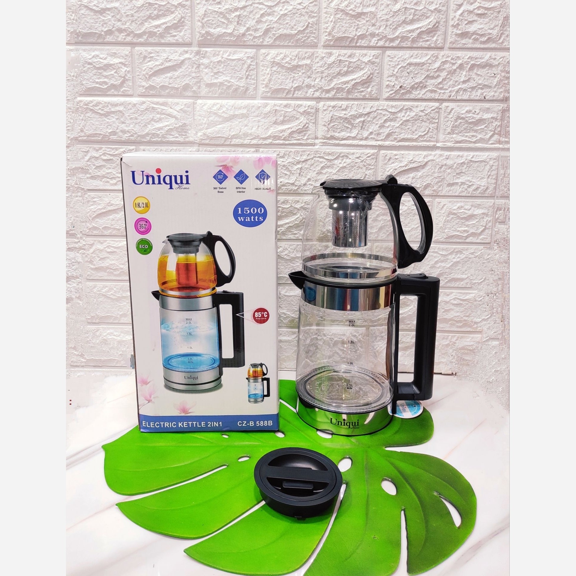 چای ساز روهمی بدنه پریکس یونیکUM225 (وارداتی )