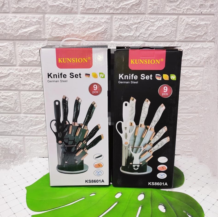 سرویس 9پارچه کارد ماربل استند دار(وارداتی)